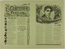 El cancionero popular, num. 5 (The Popular Songbook, No. 5), n.d. Creator: José Guadalupe Posada