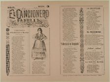 El cancionero popular, num. 3 (The Popular Songbook, No. 3), n.d. Creator: José Guadalupe Posada