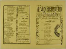 El cancionero popular, hoja num. 26 (The Popular Songbook, Sheet No. 26), n.d. Creator: Unknown