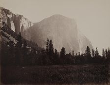 El Capitan, 3600 Ft. Yosemite, 1860's Creator: Carleton Emmons Watkins