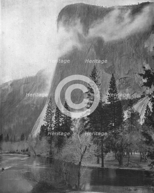 El Capitan, Yosemite, California, USA, c1900.  Creator: Unknown.