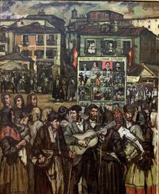 El cartel del crimen (El musico ciego), 1920. Creator: José Gutiérrez Solana