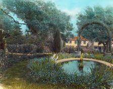"El Cerrito," Edward Larned Ryerson Jr. house, Hot Springs Road, Santa Barbara, California, 1923. Creator: Frances Benjamin Johnston