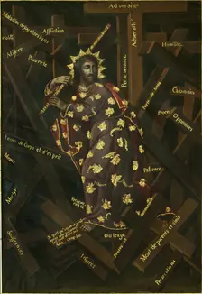 El Cristo de las Cruces, Early 18th cen.. Artist: Moyen, Francisco (1720-1761)