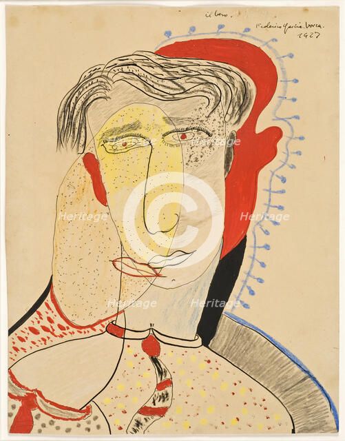 El beso (The kiss), 1927. Creator: García Lorca, Federico (1898-1936).