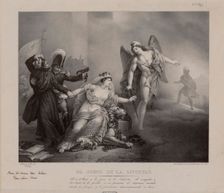 El Genio de la Libertad (The Genius of Liberty), c.1831. Creator: Rosario Weiss Zorrilla, Maria del (1814-1843)