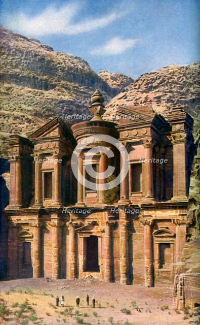 El Deir (the Monastery), Petra, Jordan, c1924. Artist: Unknown