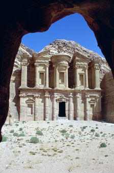 El Deir (the Monastery), Petra, Jordan. Creator: Vivienne Sharp