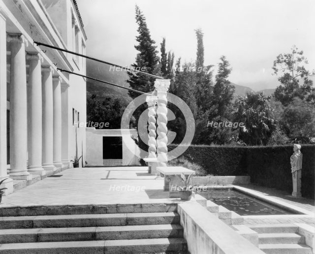 "El Fureidis," James Waldron Gillespie house, Parra Grande Lane, Montecito, California, 1917. Creator: Frances Benjamin Johnston.