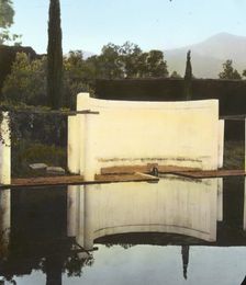 "El Fureidis," James Waldron Gillespie house, Parra Grande Lane, Montecito, California, 1917. Creator: Frances Benjamin Johnston