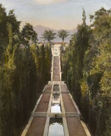 "El Fureidis," James Waldron Gillespie house, Parra Grande Lane, Montecito, California, 1917. Creator: Frances Benjamin Johnston
