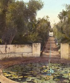 "El Fureidis," James Waldron Gillespie house, Parra Grande Lane, Montecito, California, 1917. Creator: Frances Benjamin Johnston