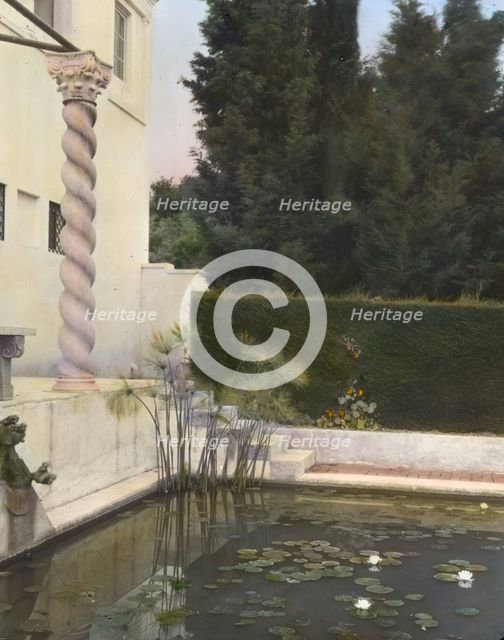 "El Fureidis," James Waldron Gillespie house, Parra Grande Lane, Montecito, California, 1917. Creator: Frances Benjamin Johnston.