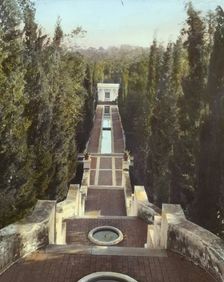 "El Fureidis," James Waldron Gillespie house, Parra Grande Lane, Montecito, California, 1917. Creator: Frances Benjamin Johnston