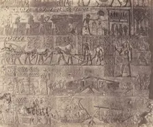 El-Kab (éléthya), Architecture Hypogéenne - Tombeau de Phapé - Sculptu..., 1851-52, printed 1853-54. Creator: Félix Teynard