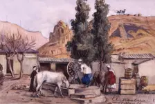 El Kantara March 17, 1886", Algeria, 1886. Creator: Fritz von Dardel
