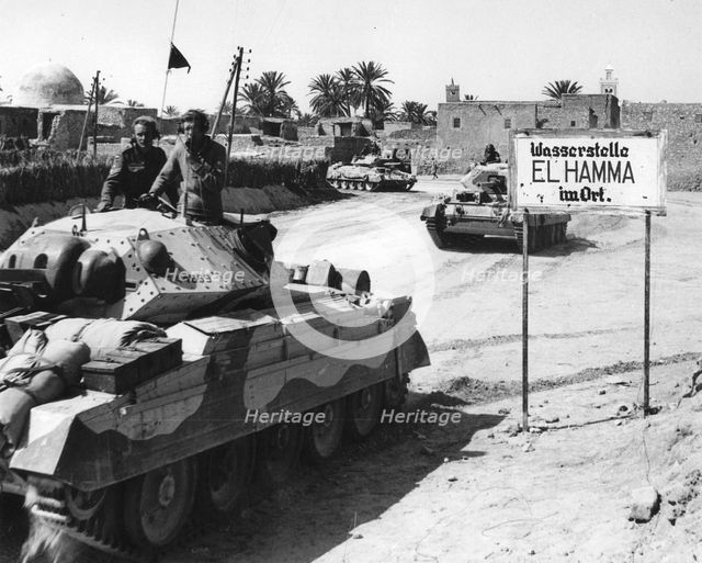 El Hamma, North Africa, World War Two, April 1943. Artist: Unknown
