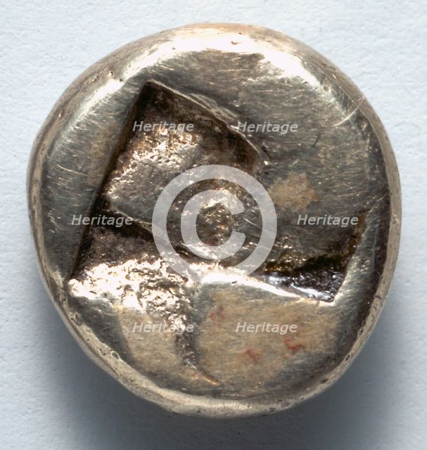 El Hecte: Incuse Square (reverse), c. 400 BC. Creator: Unknown.
