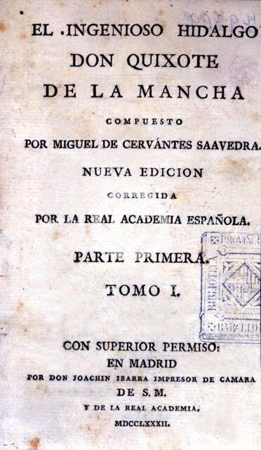 El Ingenioso Hidalgo Don Quijote de la Mancha' (The Ingenious Nobleman Don Quixote de la Mancha) …