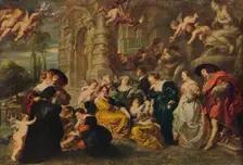 El Jardin Del Amor (The Garden of Love), 1633, (c1934). Artist: Peter Paul Rubens