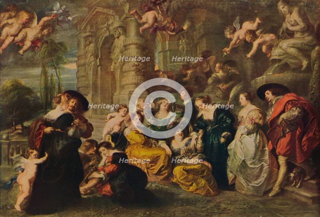 'El Jardin Del Amor', (The Garden of Love), 1633, (c1934). Artist: Peter Paul Rubens.