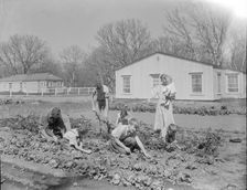 El Monte federal subsistence Homesteads, California, 1936. Creator: Dorothea Lange