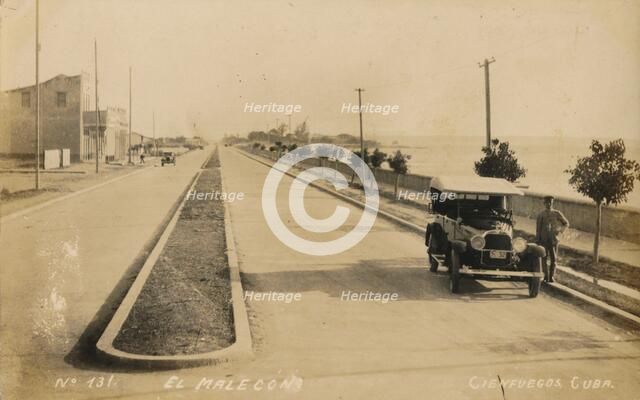 El Malecon, Cienfuegos, Cuba, c1910.