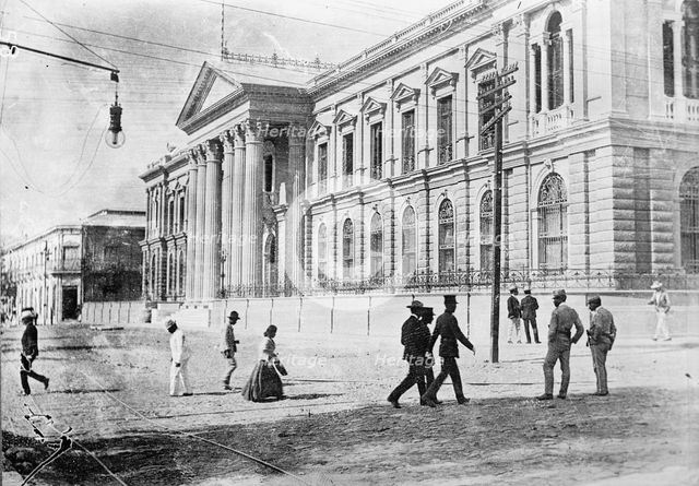 El Salvador - President's Palace, San Salvador, 1911. Creator: Harris & Ewing.