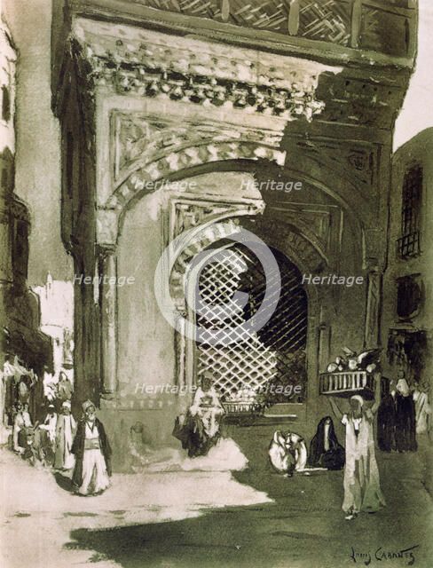 El-Sebil, Cairo, Egypt, 1928. Artist: Louis Cabanes