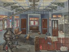 El Station Interior, 1935/1942. Creator: Perkins Harnly