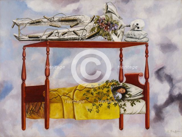 El sueño (La cama), 1940. Creator: Kahlo, Frida (1907-1954).