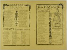 El pagare de la charrita mexicana (The Promissory Note of La Charrita Mexicana), n.d. Creator: José Guadalupe Posada