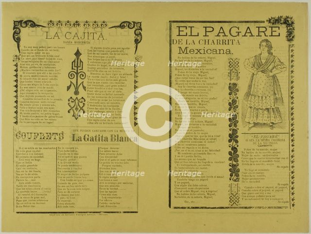 El pagare de la charrita mexicana (The Promissory Note of La Charrita Mexicana), n.d. Creator: José Guadalupe Posada.