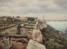 El parapeto de la Cabana, Habana, c1900. Creator: William H. Jackson