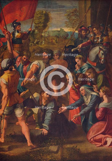 'El Pasmo de Sicilia', (Christ Falling on the Way to Calvary), c1515, (c1934). Artist: Raphael.