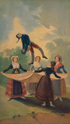 El Pelele (The Straw Manikin), 1791-1792, (c1934). Artist: Francisco Goya