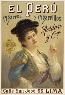 El Peru. Cigarros y cigarillos, 1895. Creator: Anonymous