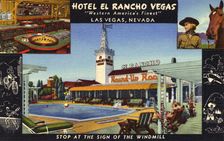 El Rancho Vegas Hotel, Las Vegas, Nevada, USA, 1948