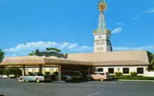 El Rancho Vegas Hotel, Las Vegas, Nevada, USA, 1956