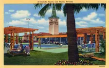 El Rancho Vegas, Las Vegas, Nevada postcard, 1943