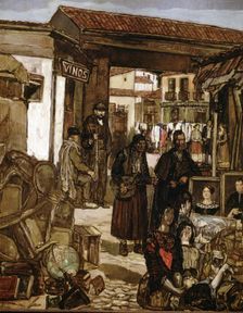 El Rastro, Madrid 1922. Creator: José Gutiérrez Solana