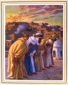 El Rekaa ou L'inclination (La Priere) (Prayer of Inclination), 1918. Artist: Etienne Dinet