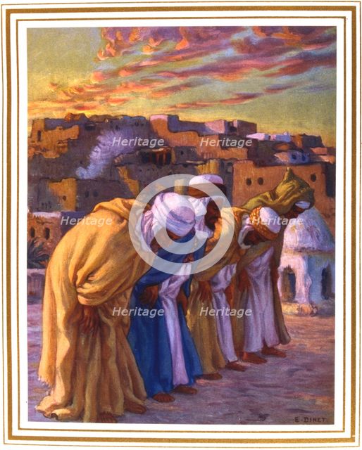 El Rekaa ou L'inclination (La Priere)' (Prayer of Inclination), 1918. Artist: Etienne Dinet
