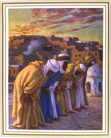 El Rekaa ou L'inclination (La Priere) (Prayer of Inclination), 1918. Artist: Etienne Dinet
