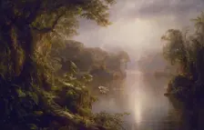 El Rio de Luz (The River of Light), 1877. Creator: Frederic Edwin Church