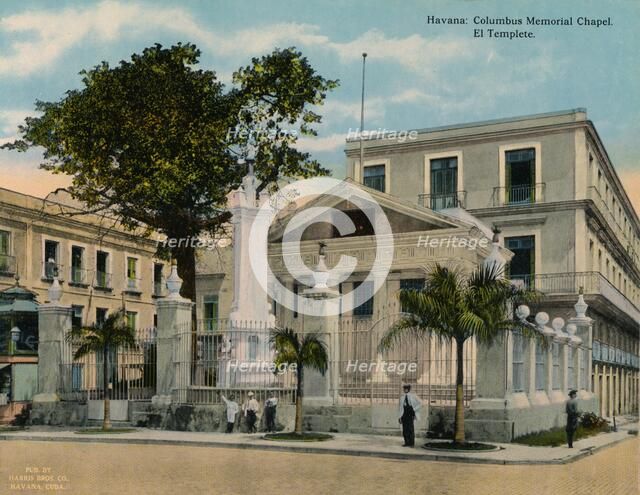 El Templete, Havana, Cuba, c1920.  Artist: Unknown.