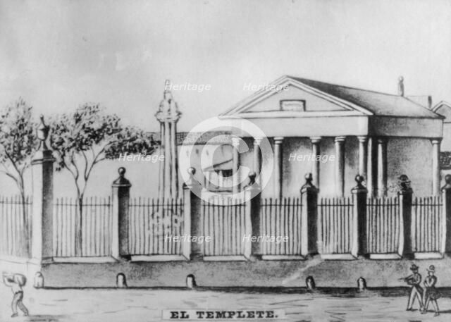 El Templete, Plaza de Armes, Havana, Cuba, c1910. Artist: Unknown