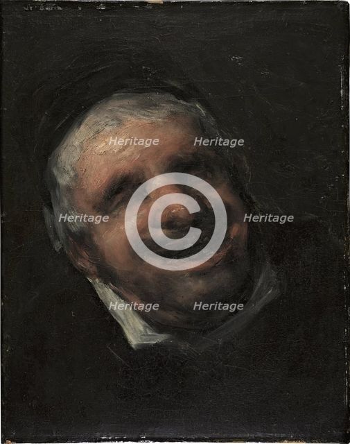 El tío Paquete, 1819. Creator: Francisco Goya.