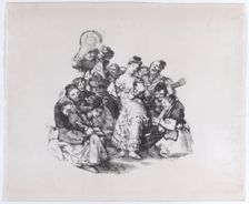 El vito (The Andalusian dance), ca. 1825-1826., ca. 1825-1826. Creator: Francisco Goya