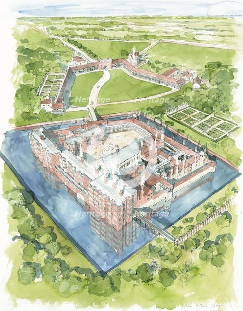 Eltham Palace, Greenwich, London, c1604 (c2011). Artist: Liam Wales.